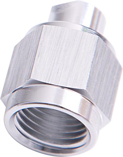 Aeroflow AF820-08S Flare Cap Female -8AN Silver -8AN Female Blank Off