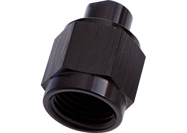 Aeroflow AF820-12BLK Flare Cap Female -12AN Black -12AN Female Blank Off