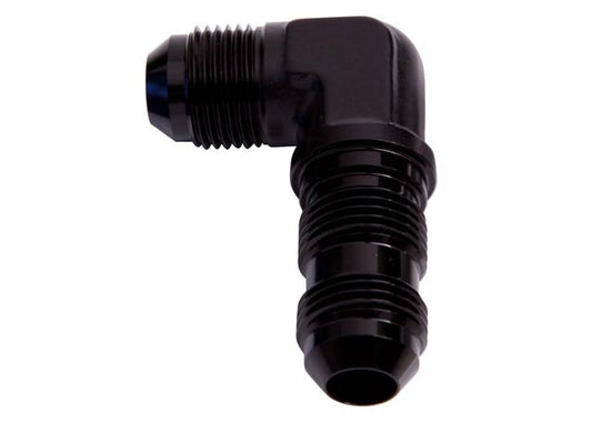 Aeroflow AF833-06BLK 90Deg Bulkhead -6AN Black