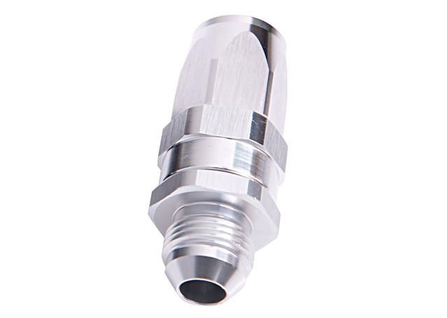 Aeroflow AF840-06S Male -6 To -6 Hose End Straight Silver AF840-06S