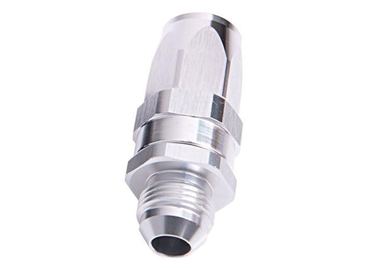 Aeroflow AF840-06S Male -6 To -6 Hose End Straight Silver AF840-06S