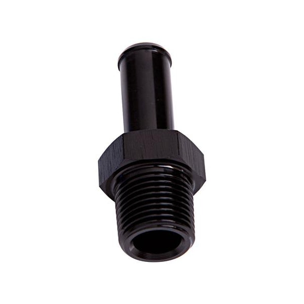 Aeroflow AF841-03-04BLK Male 1/8" Npt To 3/16" Barb Black Straight Male To Male