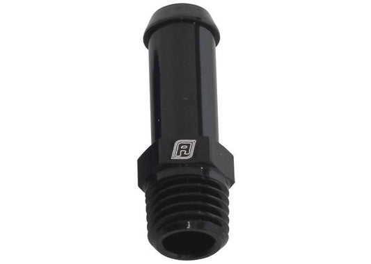 Aeroflow AF841-04-01BLK Male 1/16" Npt To 1/4" Barb Black Straight Male To Male