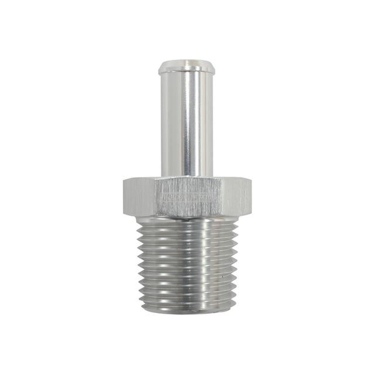 Aeroflow AF841-06-06ANS Silver Male 3/8" Npt To -6AN Barb Straight Suits 100/450 Series Hose