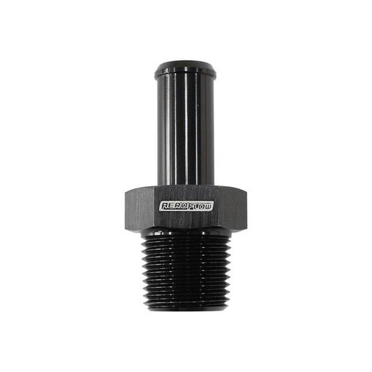 Aeroflow AF841-04ANBLK Black Male 1/8" Npt To -4AN Barb Straight Suits 100/450 Series Hose