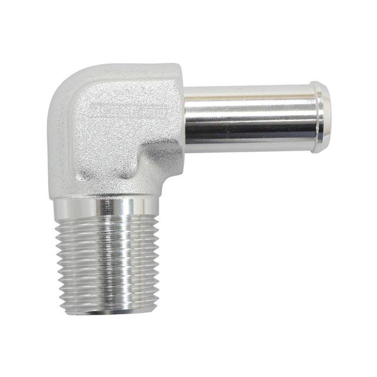 Aeroflow AF842-04ANS Silver 90Deg 1/8" Npt To -4AN Barb Suits 100/450 Series Hose