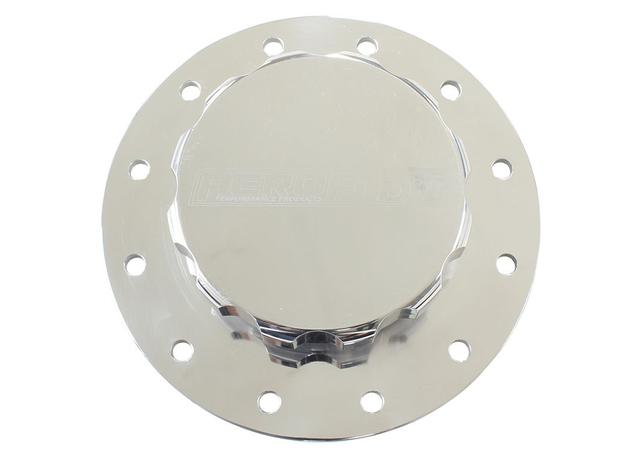 Aeroflow AF85-2002 Billet Alloy Fuel Cell Screw On Cap Polished