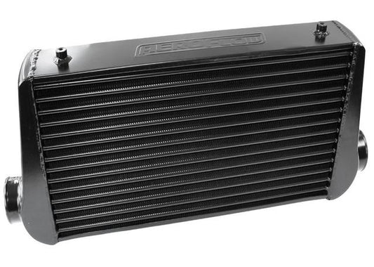 Aeroflow AF90-1001BLK Front Mount Intercooler (Black) 450x300x76mm