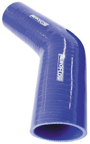 Aeroflow AF9002-250-200 Silicone Hose Reducer 45Deg Blue  2.50-2.00" 63-51mm