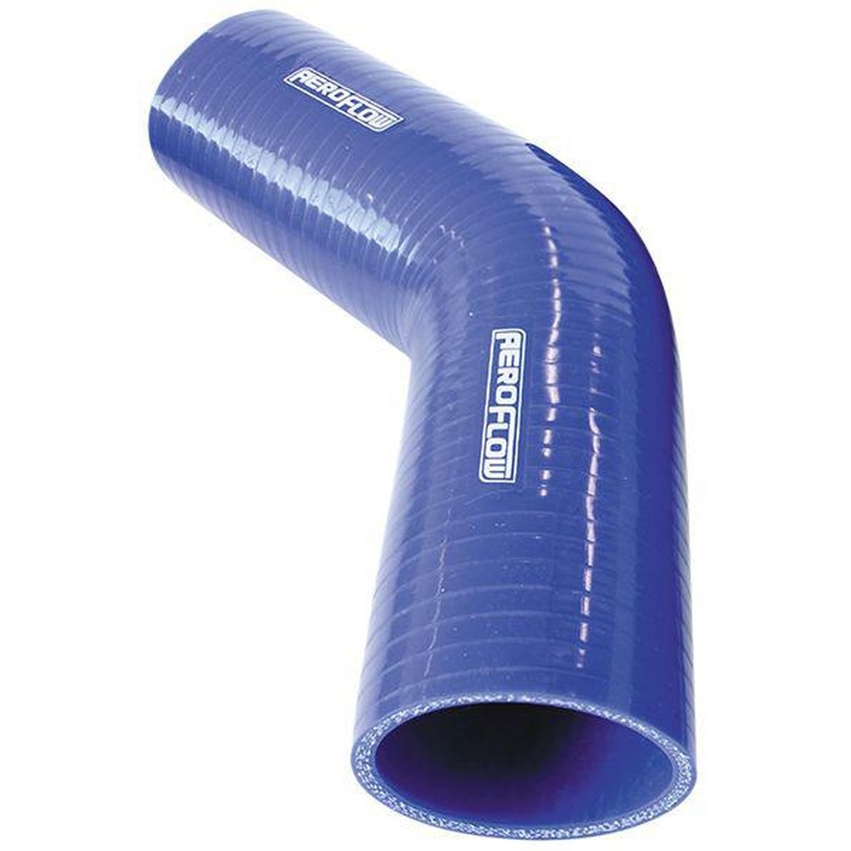 Aeroflow AF9002-275 Silicone Hose 45Deg; Blue 2.75" 70mm x 145mm Leg