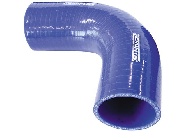 Aeroflow AF9003-300 Silicone Hose 90Deg; Blue 3.00" 76mm x 120mm Leg
