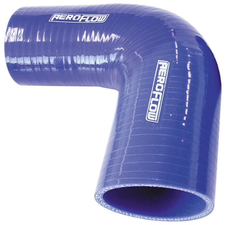 Aeroflow AF9003-300-250 Silicone Hose Reducer 90Deg; Blue  3.00-250" 76-63mm