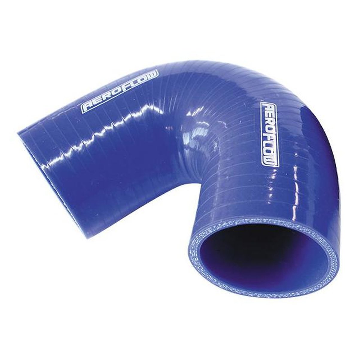 Aeroflow AF9005-250 Silicone Hose 135 Deg; Blue  2.50" 63mm x 100mm Leg