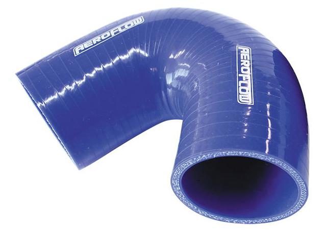 Aeroflow AF9005-300 Silicone Hose 135 Deg; Blue  3.00" 76mm x 100mm Leg