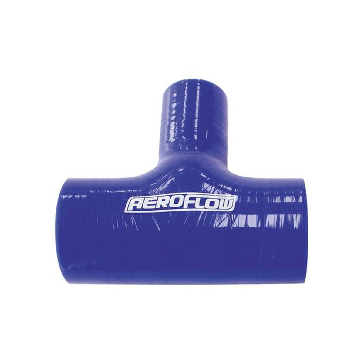 Aeroflow Silicone T Piece 2" 51mm I.D x 1" 25mm Side Leg Blue Tee Piece