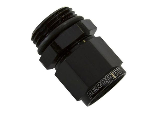 Aeroflow AF907-08BLK -8ORB To Female -8 Swivel Nut Black