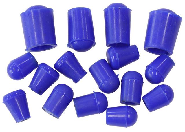 Aeroflow Vac Blank Off Plugs (16) Blue 4X 1/8, 3/16,1/4 2X 5/16, 3/8