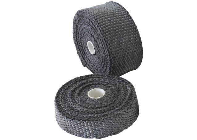 Aeroflow AF91-3006 Exhaust Insulation Wrap1"x15Ft15 Foot Black Roll
