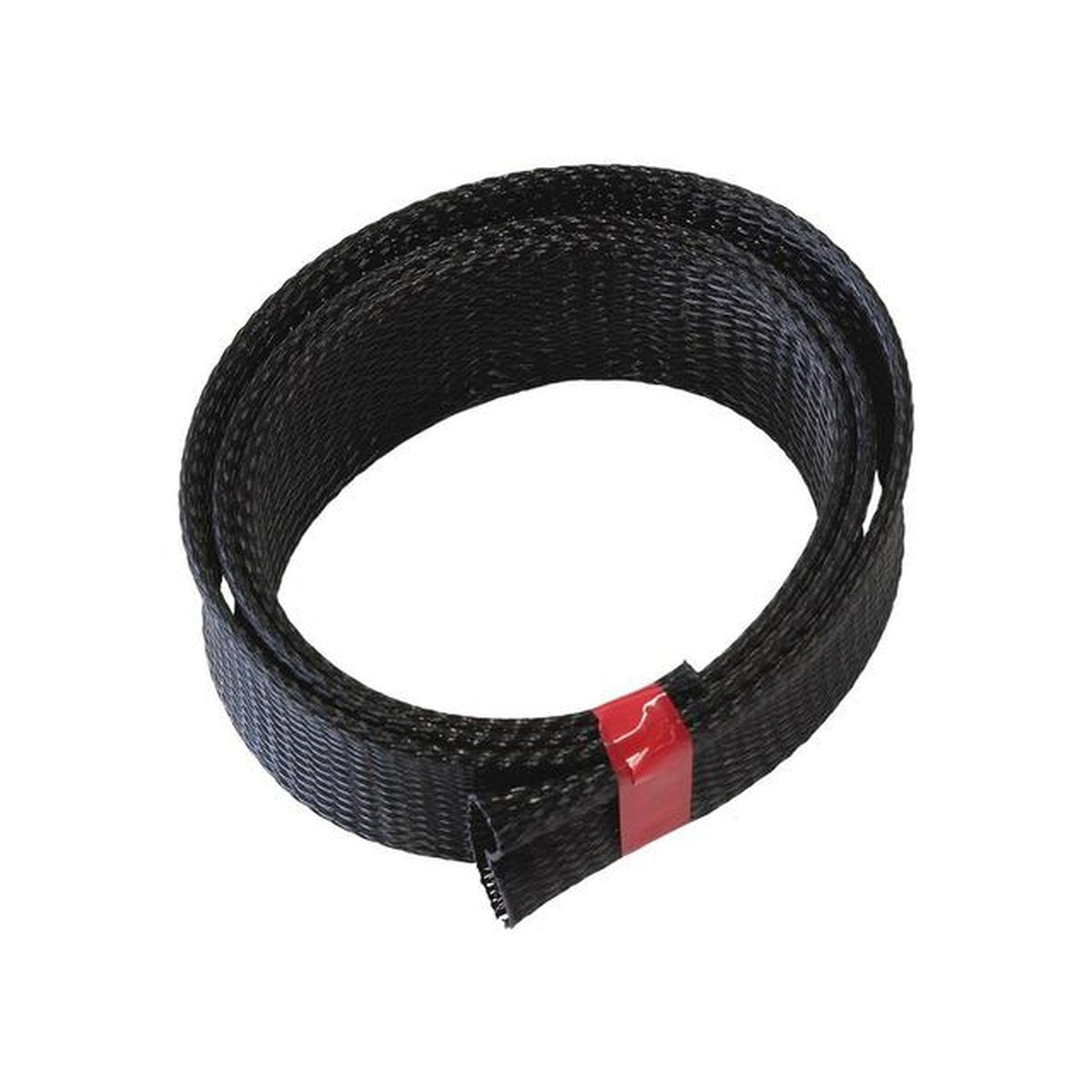 Aeroflow AF91-7053 1-1/2" 1 Meter Heat Flex Braid Black Tight Weave High Coverage