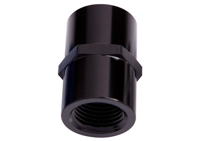 Aeroflow AF910-04BLK Female Coupler 1/4" Npt Black Female To Female