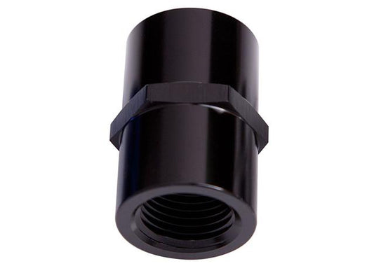 Aeroflow AF910-04BLK Female Coupler 1/4" Npt Black Female To Female