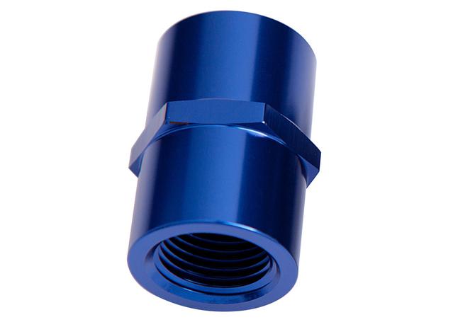 Aeroflow AF910-04 Female Coupler 1/4" Npt Blue Female To Female