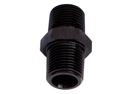 Aeroflow AF911-12BLK Male Coupler 3/4" Npt Black Male To Male