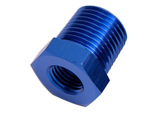 Aeroflow AF912-06-02 Npt Pipe Reducer 3/8" To 1/8" Blue Male To Female