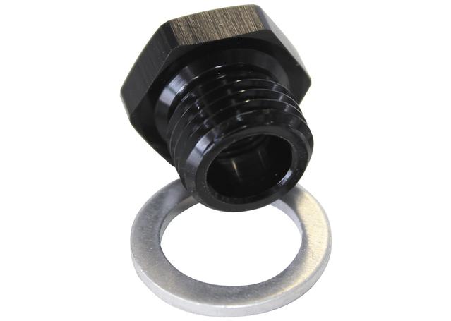 Aeroflow AF912-M18-02BLK M18X1.5 Pipe Reducer To Female 1/8" Npt Black