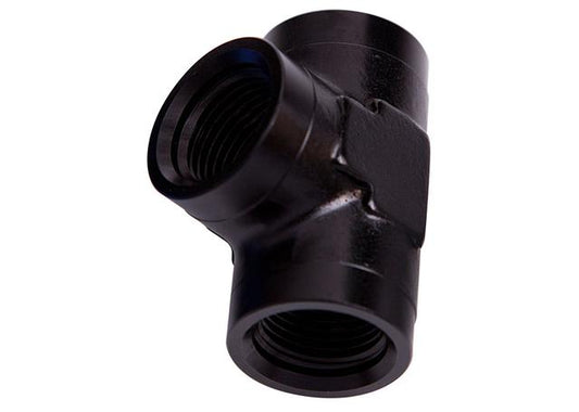 Aeroflow AF917-08BLK Female Pipe Tee 1/2" NPT Black Female 1/2" NPT AF917-08BLK