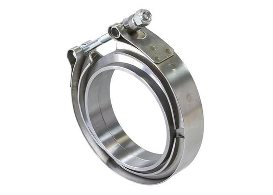 Aeroflow AF92-2000 2" V Band Clamp Kit 2 X Weld Rings 1 X Stainless Clamp