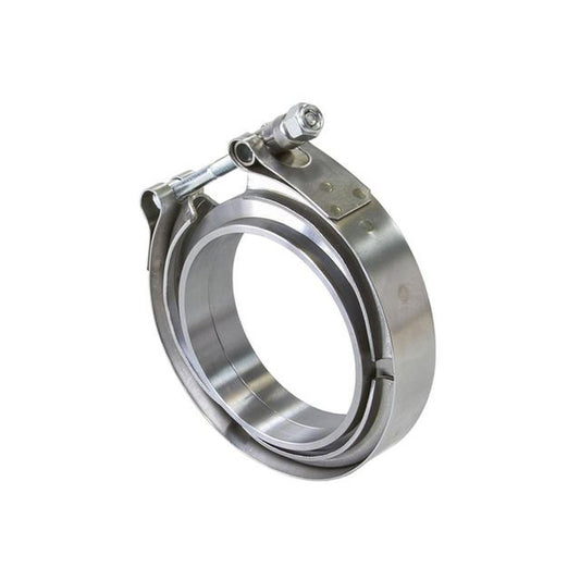Aeroflow AF92-3000SS 3" V Band Clamp Kit 2 X Weld Rings 1 X Stainless Clamp