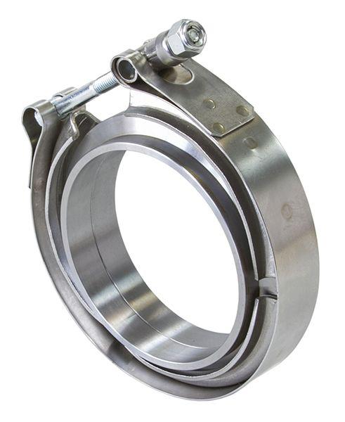 Aeroflow AF92-3500 3.5" V Band Clamp Kit 2 X Weldrings 1 X Stainless Clamp