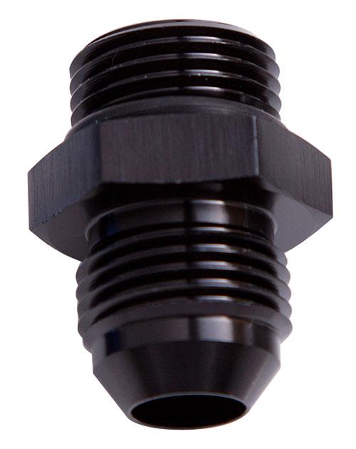 Aeroflow AF920-04BLK -4 ORB To -4AN Straight Black Male To Male