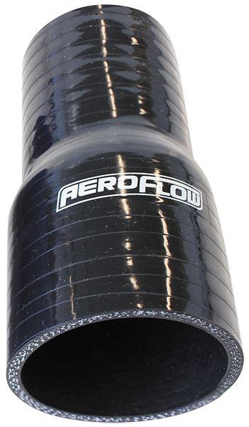 Aeroflow AF9201-100-070 Silicone Hose Reducer Str Black I.D 1.00-.70" 25.4-16mm