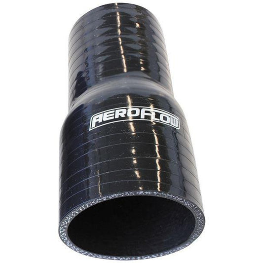 Aeroflow AF9201-300-275 Silicone Hose Reducer Str Black I.D 3.00-2.75" 76-70mm
