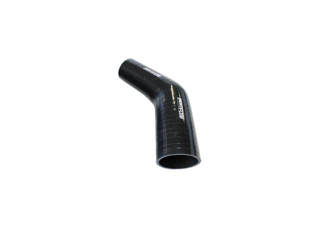 Aeroflow Silicone Hose Reducer 45Deg; Black 3.75-3.00" 95-76mm