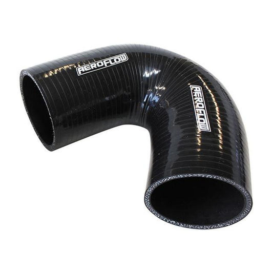 Aeroflow AF9205-250 Silicone Hose 135 Deg; Black I.D 2.50" 63mm x 100mm Leg
