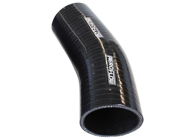 Aeroflow AF9207-325 Silicone Hose 23 Deg; Black I.D 3.25" 82mm x 125mm Leg