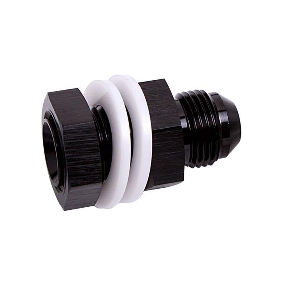 Aeroflow AF921-06BLK Fuel Cell Fitting -6AN Black Fuel Cell Bulkhead Fitting
