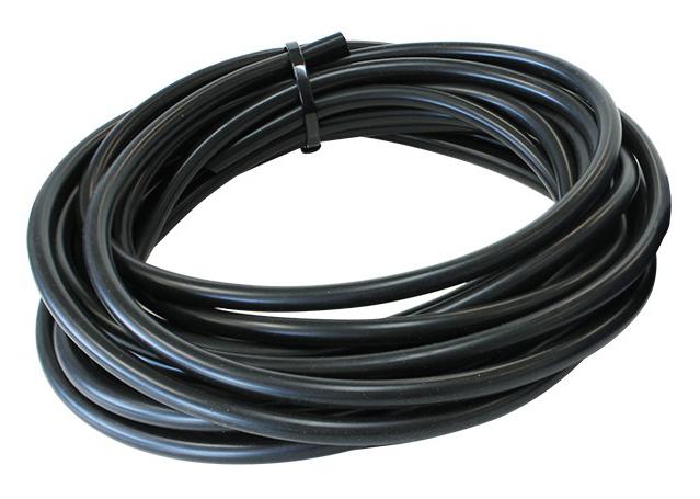 Aeroflow AF9231-025-25 Silicone Vacuum Hose Black I.D1/4" 6mm x 7.6m