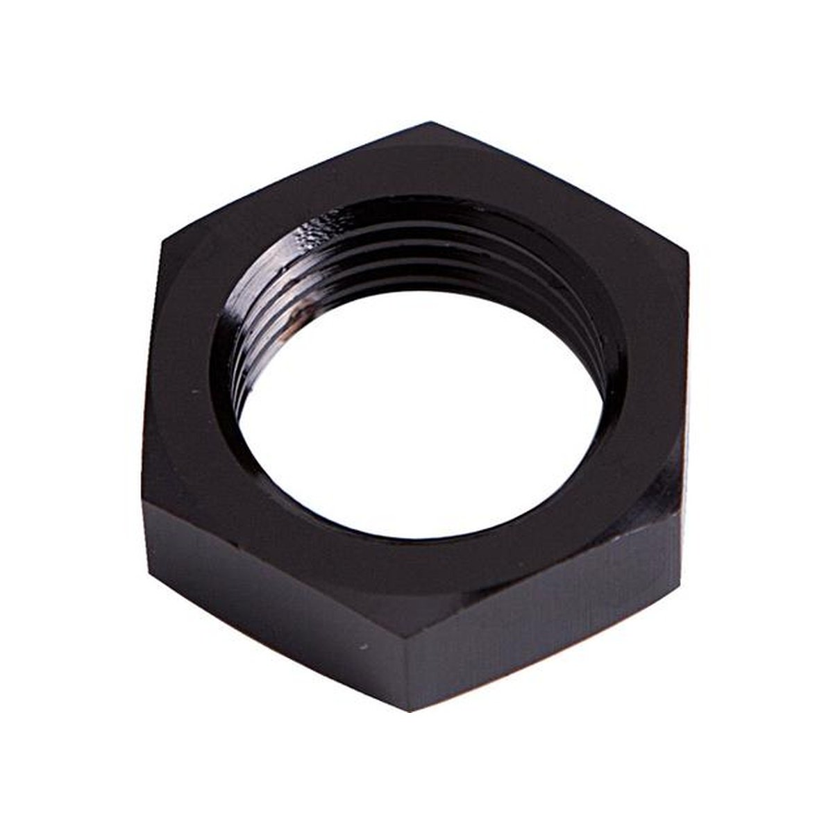 Aeroflow AF924-03BLK Bulkhead Nut -3AN Black Single Nut