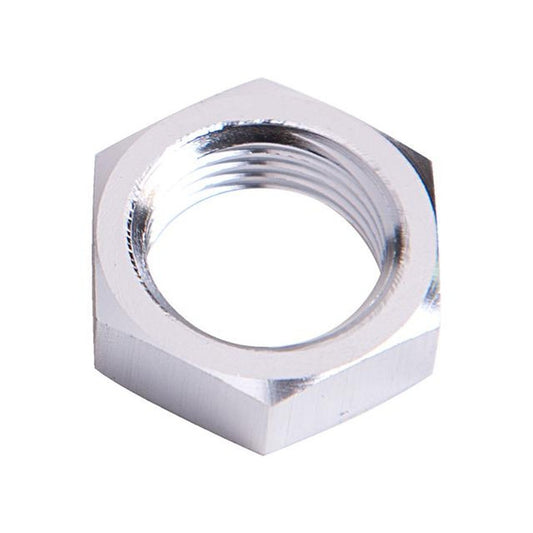 Aeroflow AF924-04S Bulkhead Nut -4AN Silver Single Nut