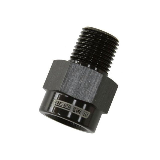 Aeroflow AF925-04-04BLK 1/8" Bsp Male To 1/8" Npt Female Black