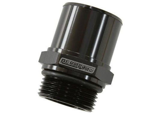 Aeroflow AF926-22-16BLK -16ORB To 1-3/8" / 35mm Barb Black 55mm Oal