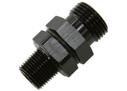 Aeroflow AF928-10-06BLK -10ORB To 3/8" Npt Coupler Black -10ORB To 3/8"
