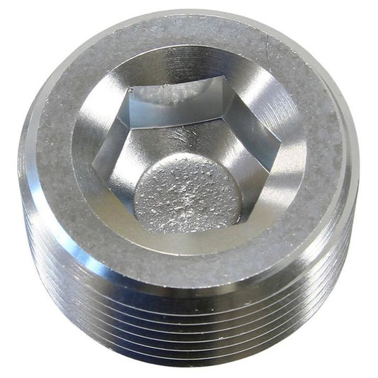 Aeroflow AF932-02S Npt Plug 1/8 Silver 1/8" Npt