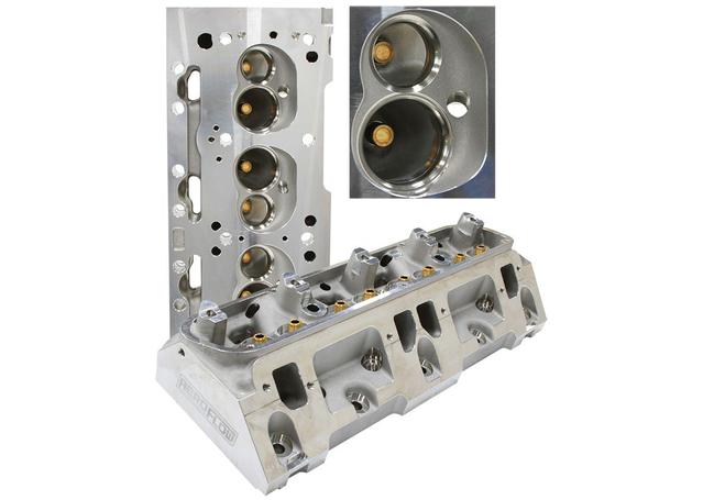 Aeroflow AF95-0318 Bare Alloy Cylinder Heads 176cc 65cc Fits SB Chrysler 318 360