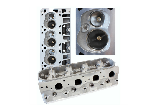 Aeroflow 276cc Alloy Heads Bare 70cc 2.165"/1.60" Valve 4 Bolt Suits LS