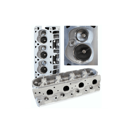 Aeroflow 276cc Alloy Heads Bare 70cc 2.165"/1.60" Valve 6 Bolt Suits LS